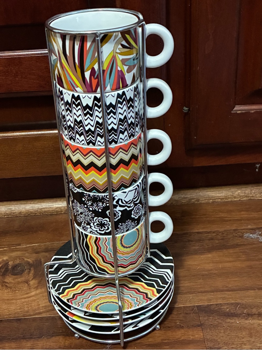 Missoni for Target set of 5 cups/4 saucers